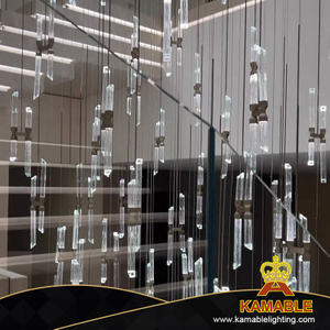 يتوهم تصميم خاص رائع فقاعة معدنية الثريا الزجاجية في فيلا (KIZ-93C)