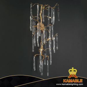 مصباح الجدار الداخلي الحديث من الزجاج الشفاف الرائع الكلاسيكي (KYZ-08W)