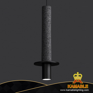 مصباح معلق للخرسانة السوداء LED بتصميم خاص في الغرفة (KH8908A) 