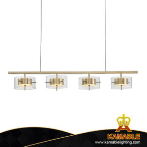 Fashion Style Circle Gold Stainless Steel Living Room Pendant Light (MT80527-4L-1090)