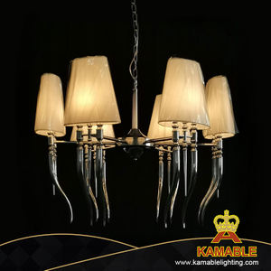 ثريا بلمسة نهائية من الكروم الحديدي الشمالي بتصميم حديث عند البوابة (BY862-6) 