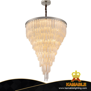 ثريا مذهلة رائعة على الطراز الحديث من الكريستال الطبيعي في الردهة (G8857-D830)