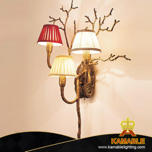 مشروع فندق فاخر بإضاءة حائط نحاسية (KAGW3123-3)