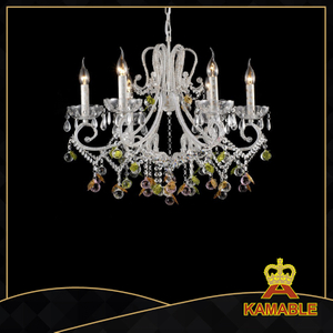 ثريا ديكور داخلي بتصميم رائع (5033-6L شفاف + وردي)