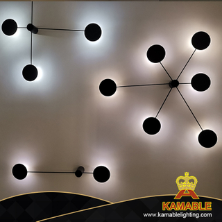 مصباح الجدار LED المستدير للديكور الداخلي الحديث (3315-6)