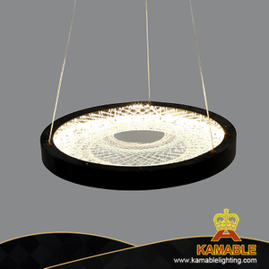 تصميم خاص لمتجر الديكور الداخلي شبكة صيد السمك LED مصباح قلادة أسود (KJ035)