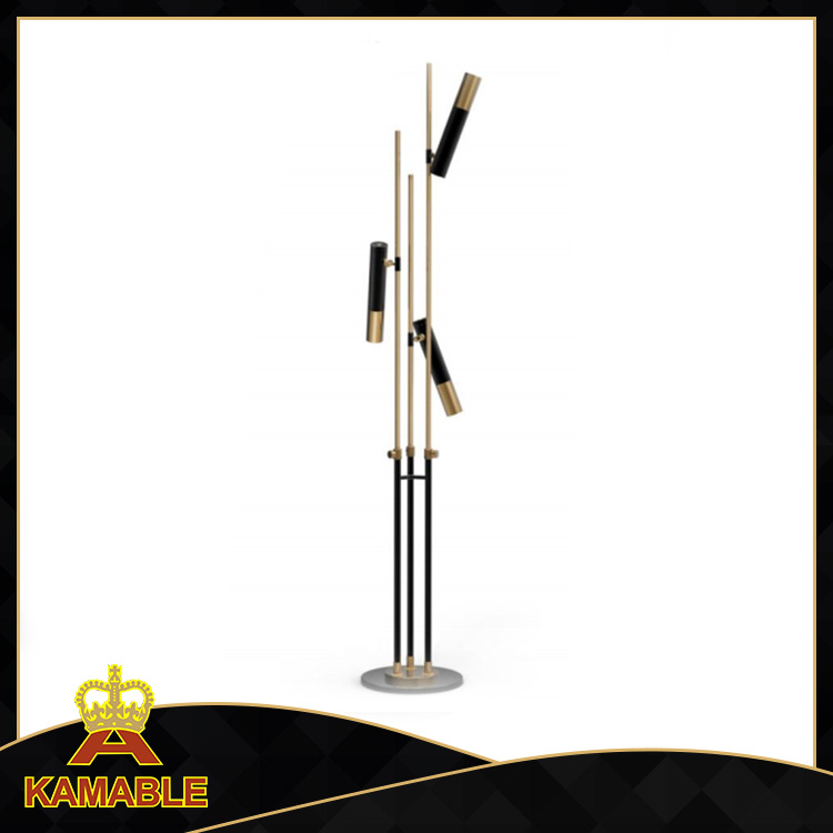 مصباح مُعلق أسود وذهبي حديث (KAP6070)